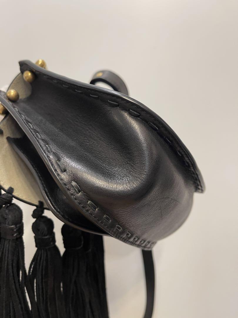 Chloe クロエ フリンジ オールレザー ショルダーバッグ 斜め掛け 画像8