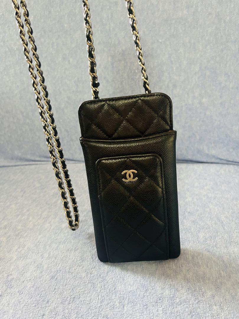 CHANEL シャネル フォンケース 携帯ショルダー チェーンウォレット
