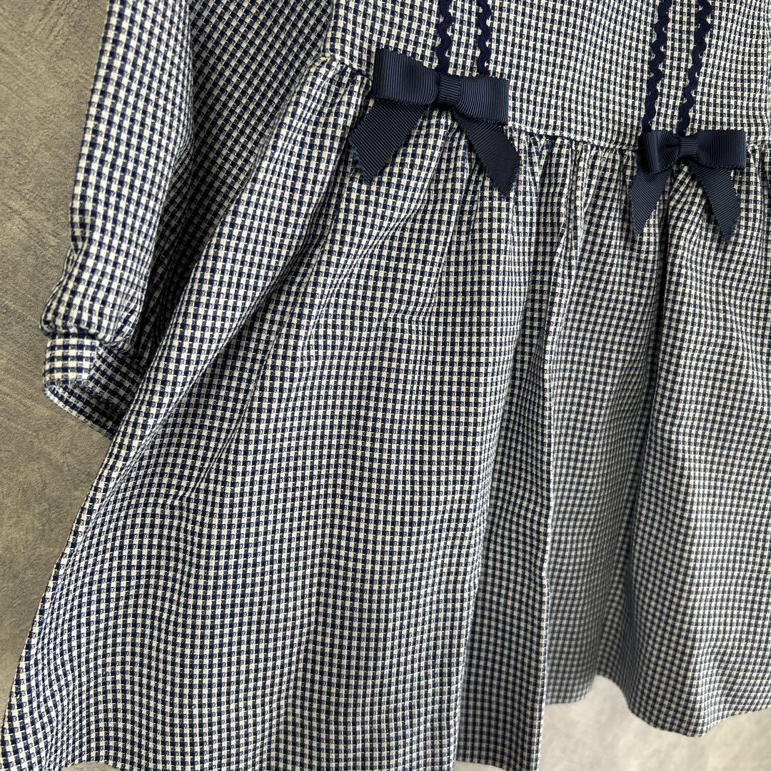 CELINE キッズ ワンピース 後ろリボン　95㎝