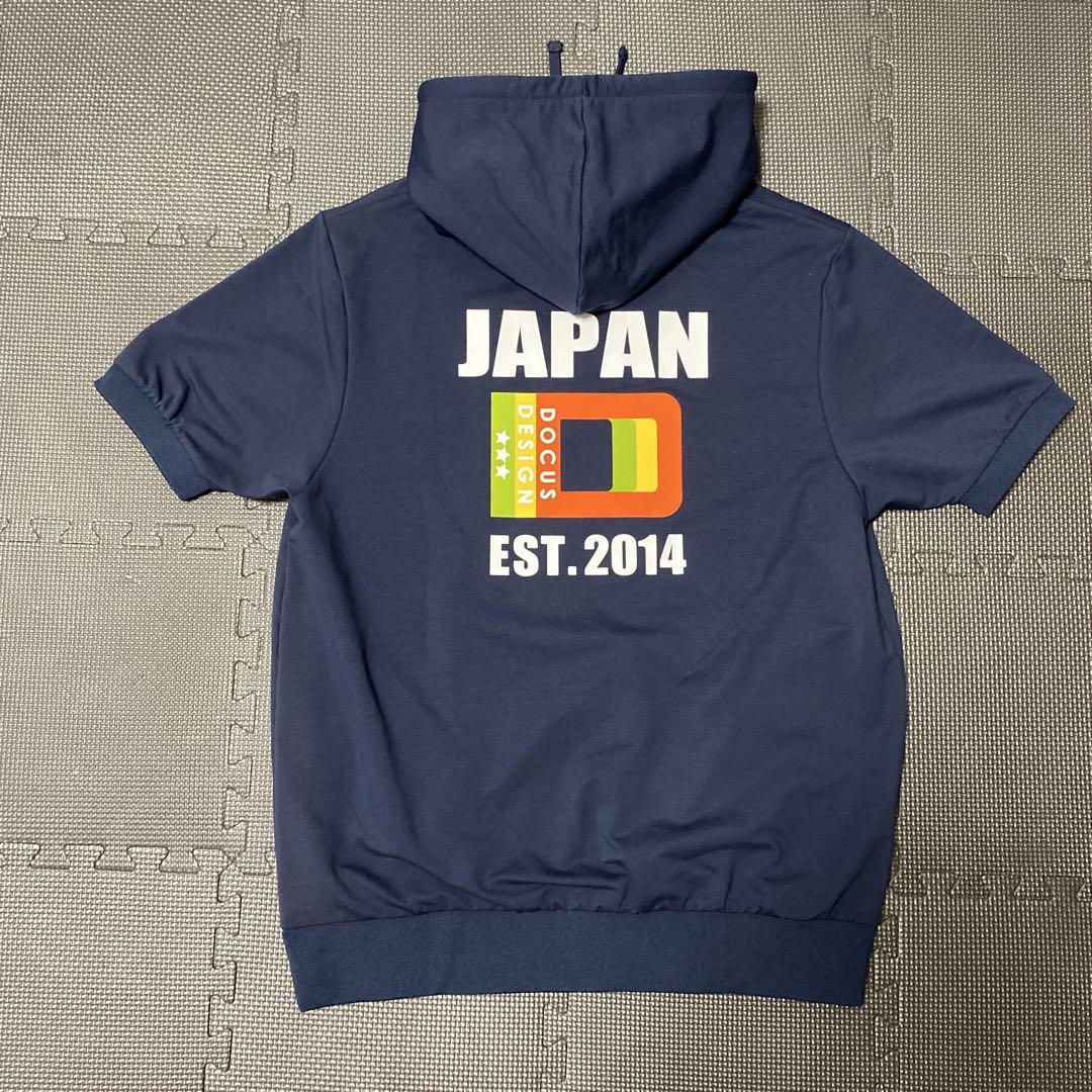 DOCUS DESIGN ドゥーカス パーカー ショートスリーブ フーディ 新品 DOCUS DESIGN ドゥーカス パーカー ショートスリーブ