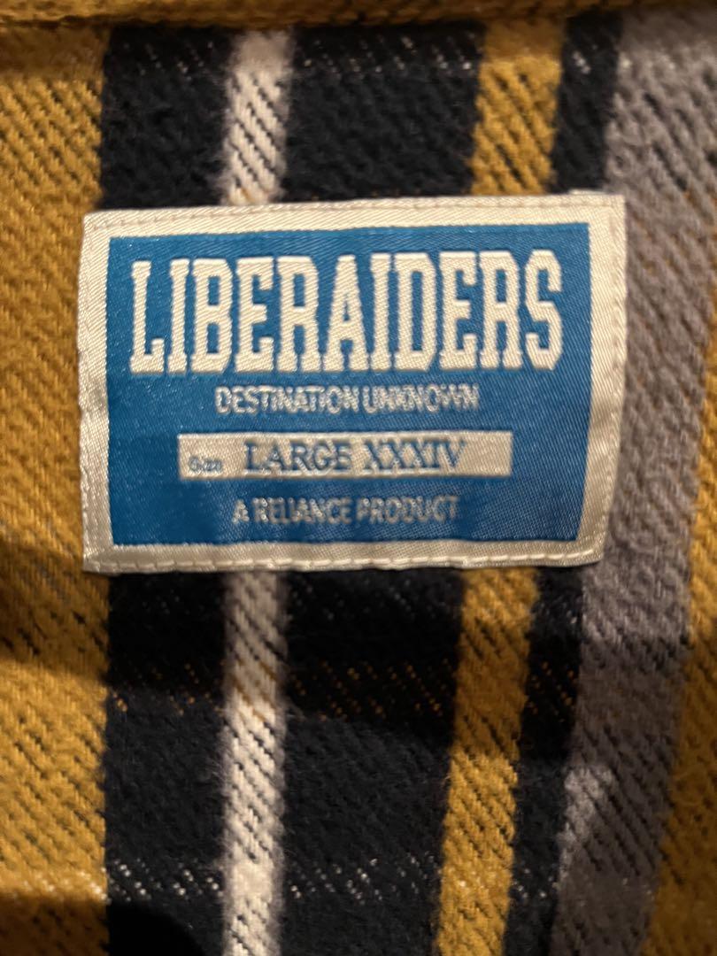 LIBERAIDERS 厚手 長袖ネルシャツ Lサイズ