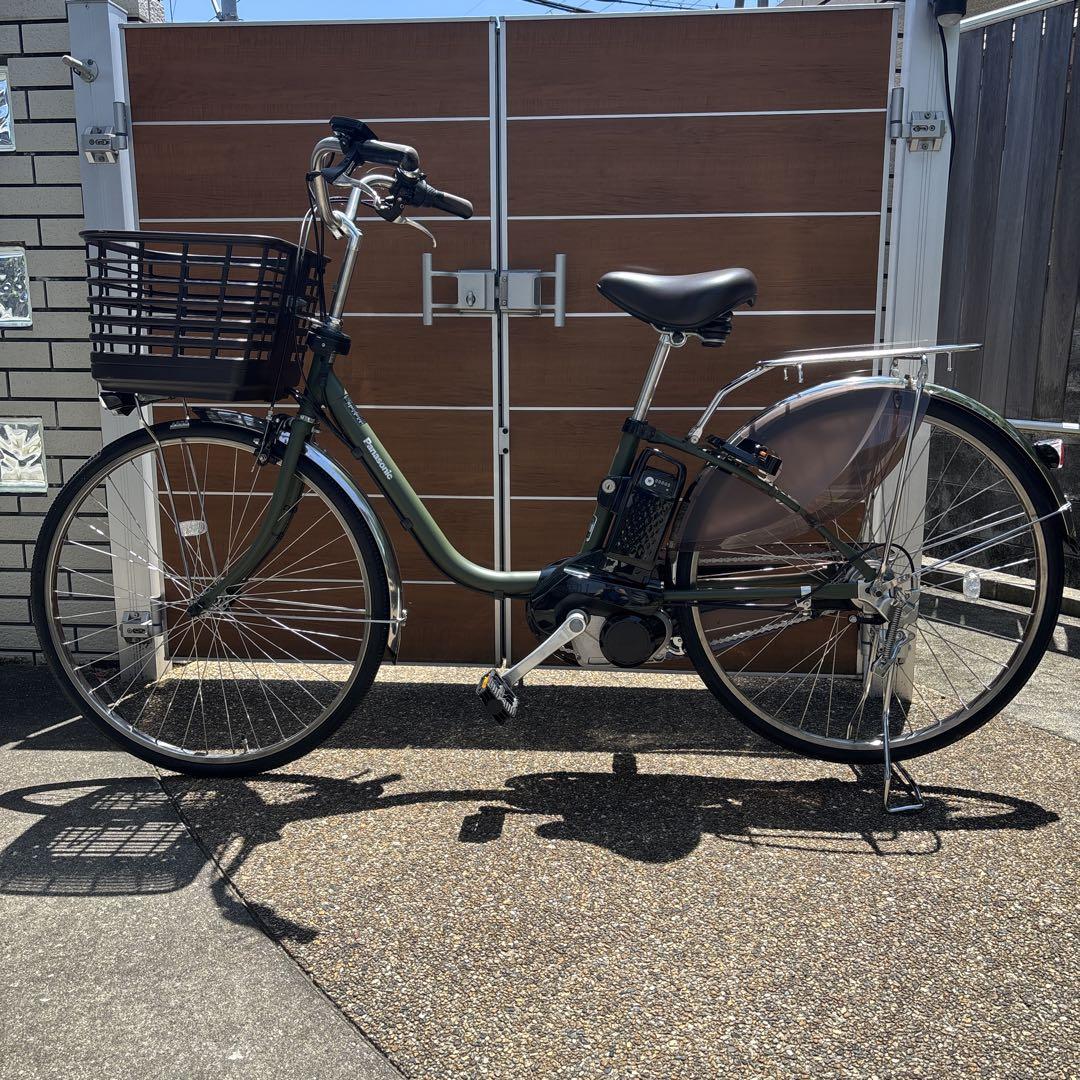 電動アシスト自転車 ダークグリーン 26インチ