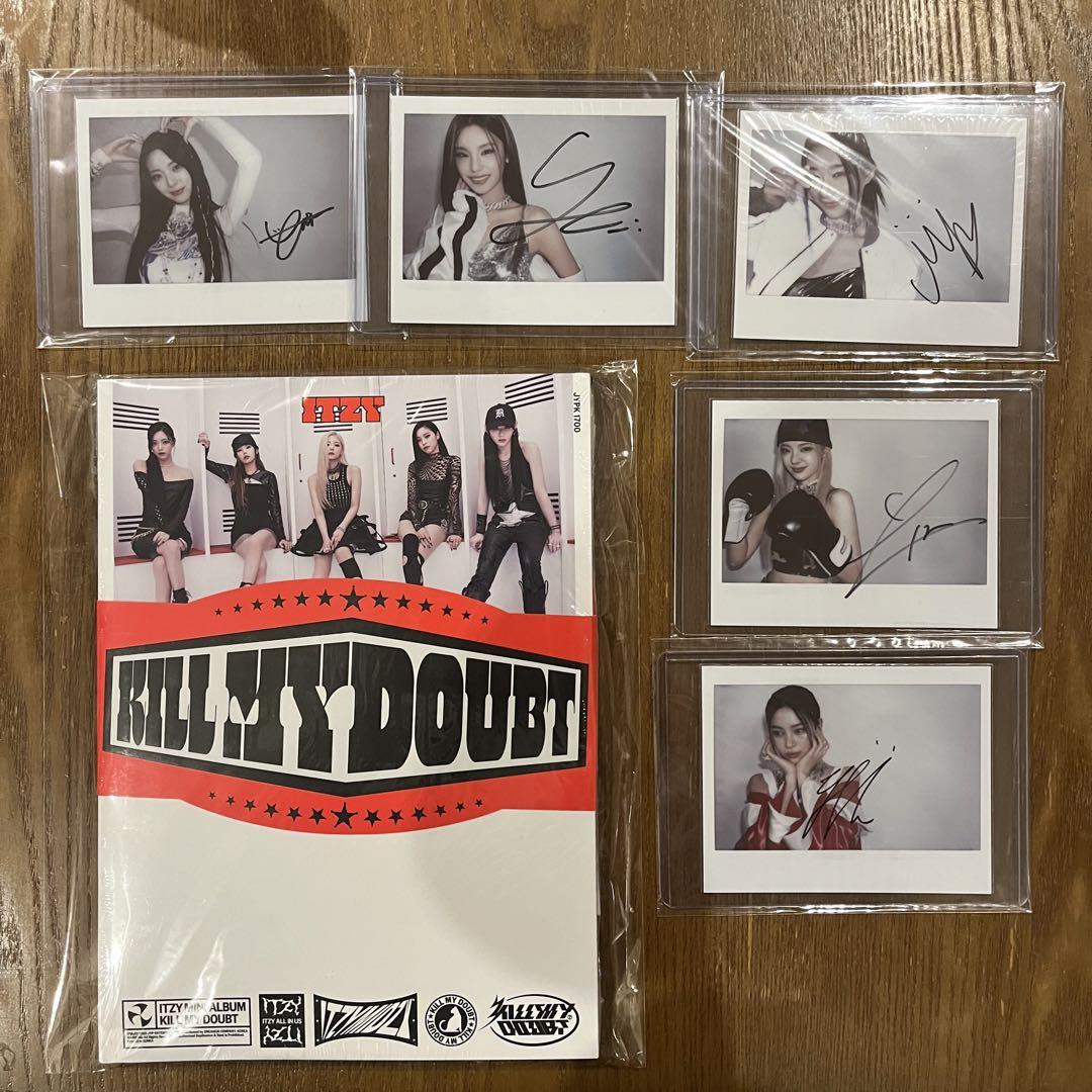 itzy kill my doubt アメリカ　直筆サイン入りポラロイド1枚 itzy kill my doubt アメリカ 直筆サイン入りポラロイド1枚