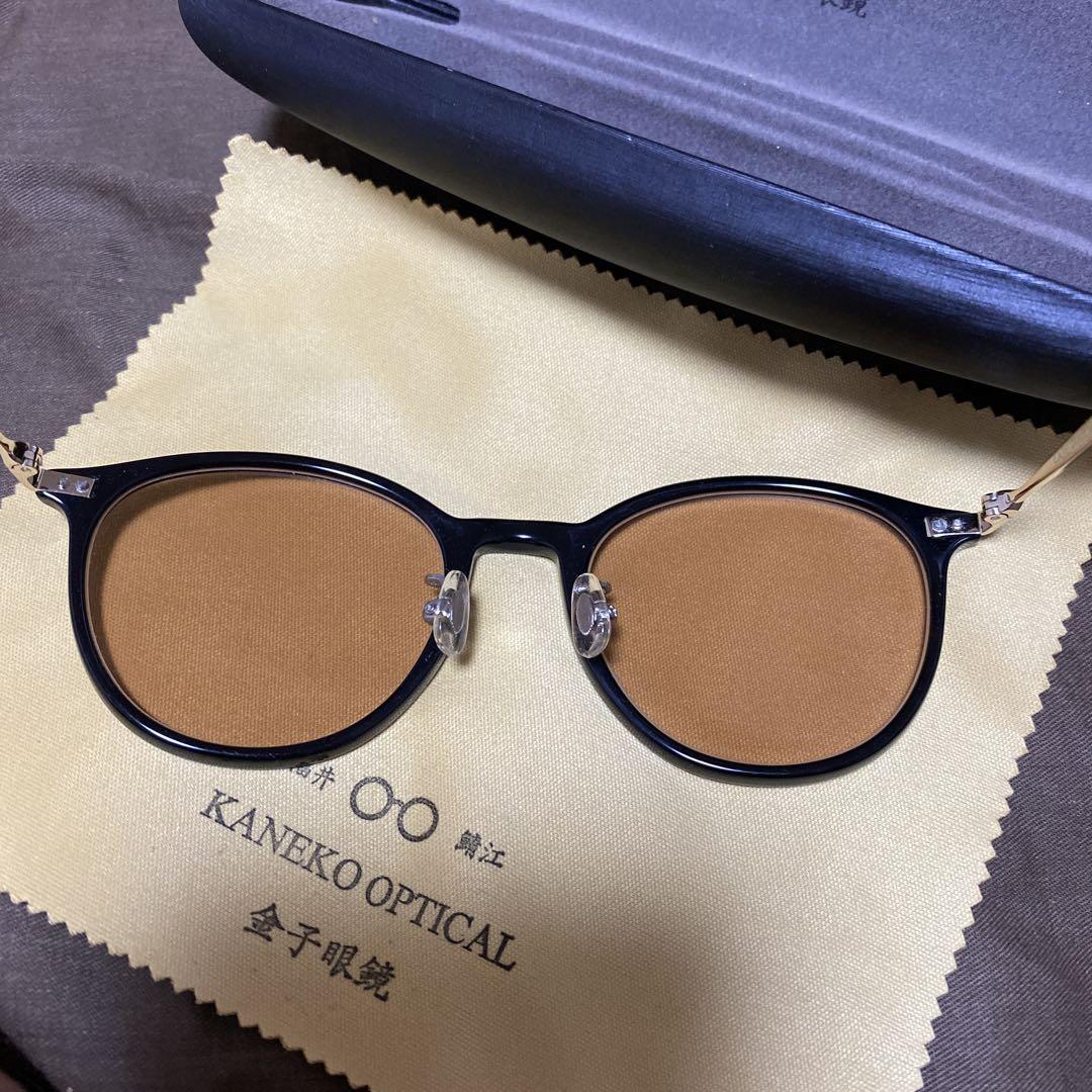 金子眼鏡　サングラス　Titanium