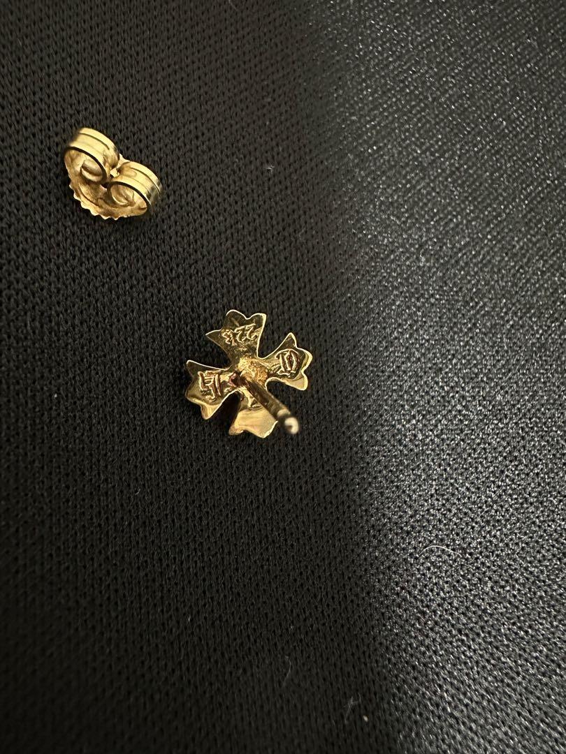 Chrome Hearts No2 CH プラススタッドピアス22K 片耳　中古