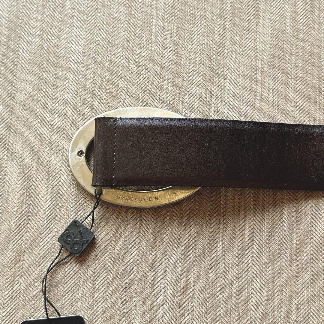 DOLCE&GABBANA ドルチェ&ガッバーナ レザーベルト 90【未使用】