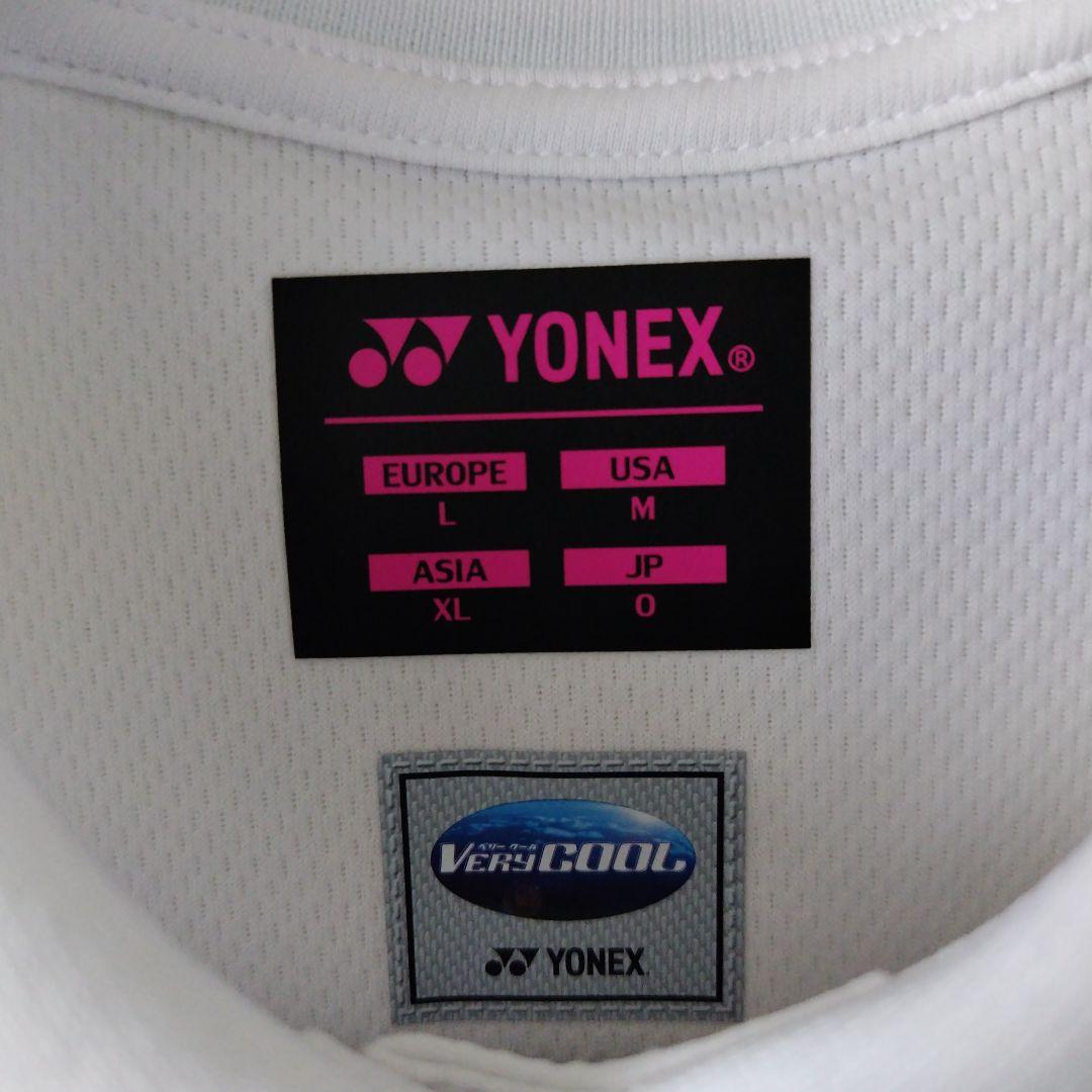 YONEX VERY COOL ウィメンズシャツ JP O ホワイト/ティール