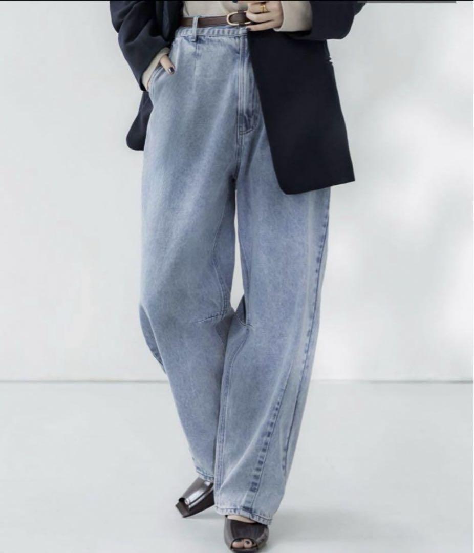 crewre ソフトカーヴィデニムスラックス crewre online shop / ソフトカーヴィーデニムパンツ