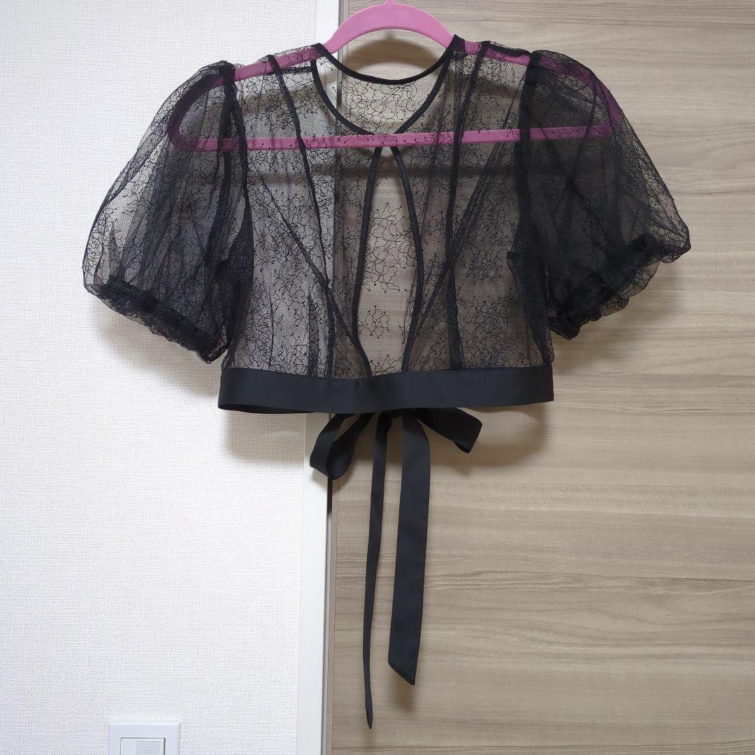 Lilybrown 3wayレースワンピース BLACK　キャミワンピース　黒