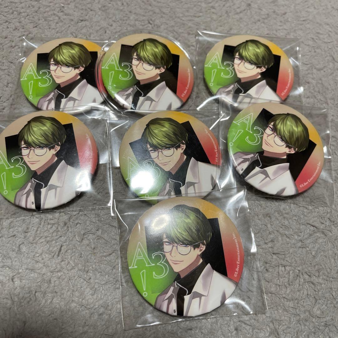 千景　缶バッジ　AGF A3! 缶バッジ キャラバッジ 2周年 卯木千景 春組 A3! 缶バッジ 卯木千景