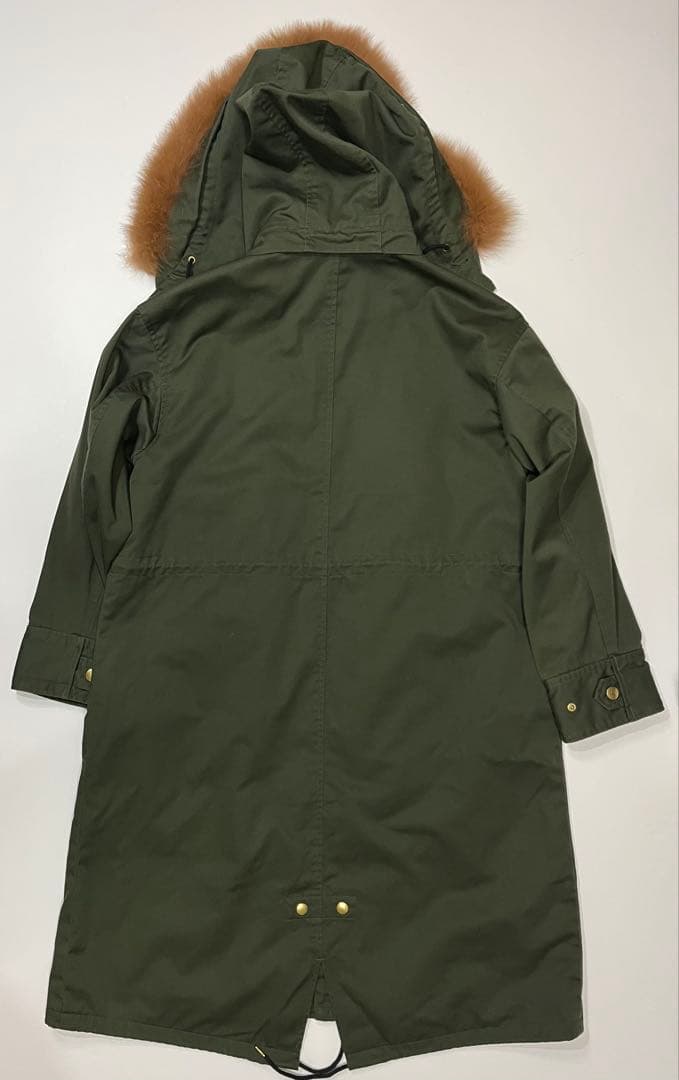 SLOBE IENA モッズコート　フォックスファー　ライナー付き スローブイエナ モッズコート ライナー付 フォックスファー