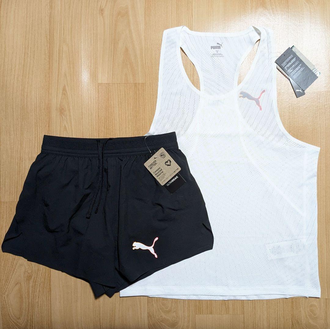 PUMA セットアップ 上下 シングレット ショーツ タンクトップ 陸上