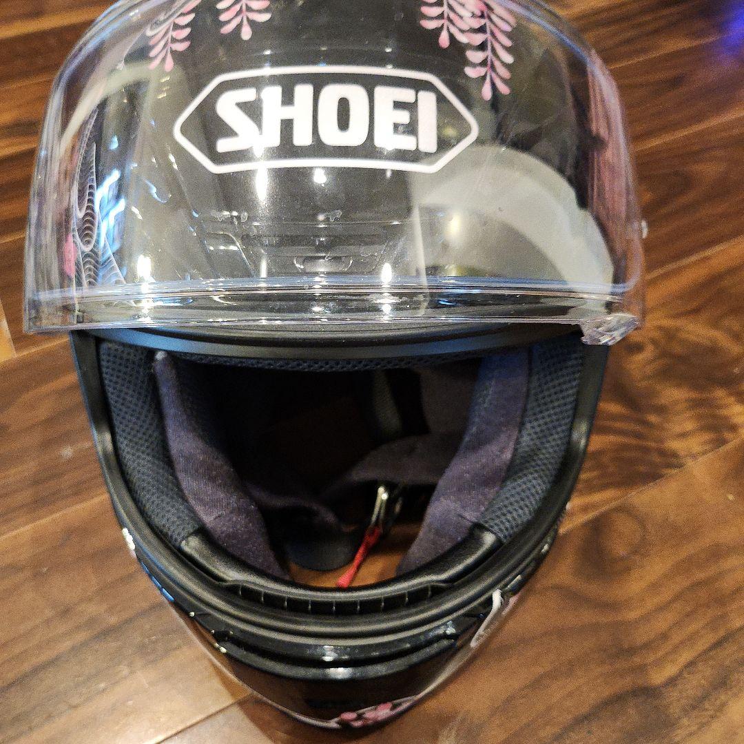 SHOEI フルフェイスヘルメット 桜柄女性用Mサイズ SHOEIのフルフェイスヘルメット・Z-7シリーズに、新グラフィック