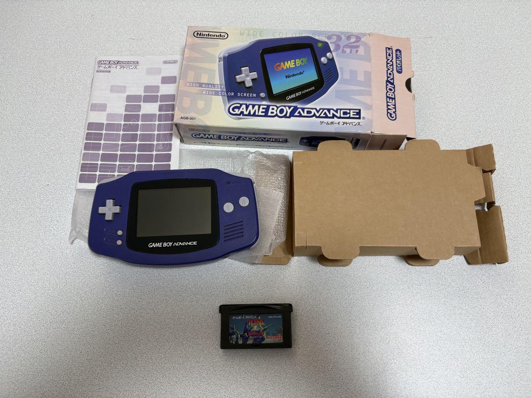 ゲームボーイアドバンス パープル 本体 テトリスset