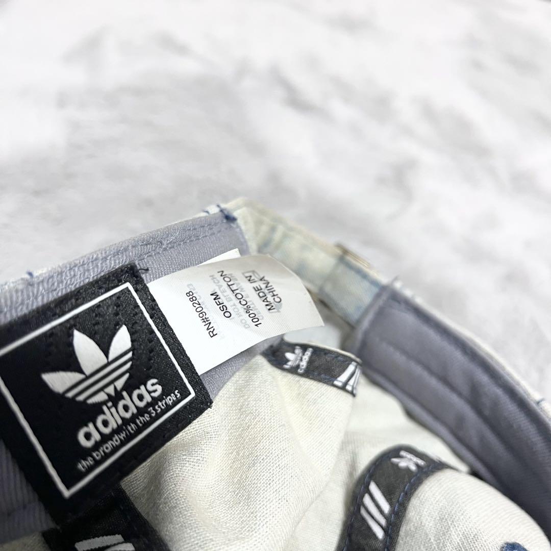 adidas ヴィンテージ加工キャップ