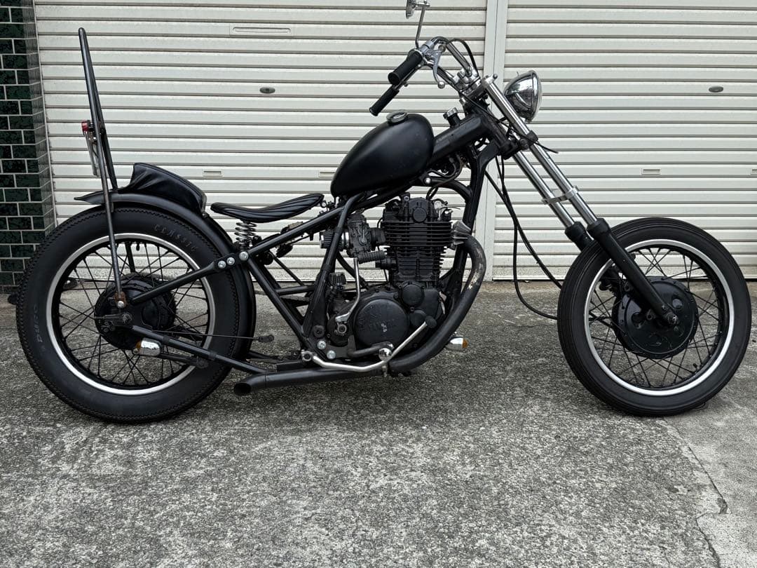 車検残りたっぷりYAMAHA SR400 リジットチョッパー ハードテール