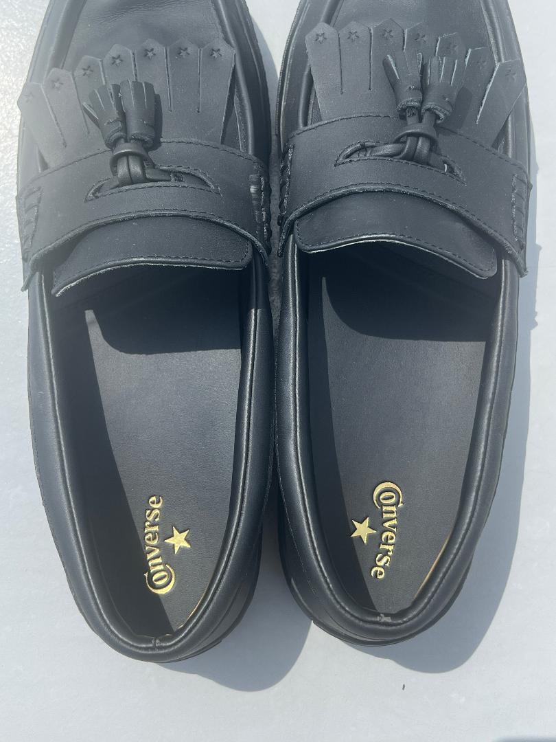 コンバース　converse ブラック ローファー 30cm