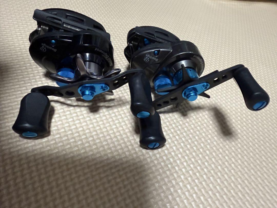 アブガルシア レボエリートKTF フィネス ブルー　左ハンドル