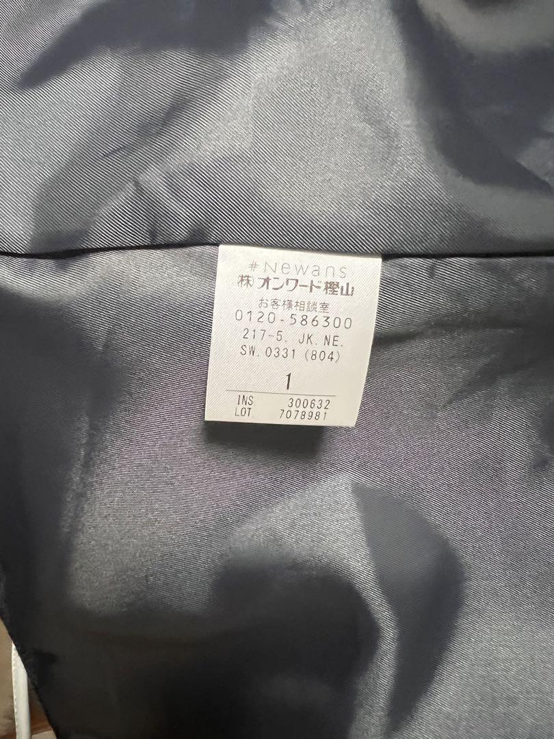 【#Newans/2023】ウールテーラードジャケットコート