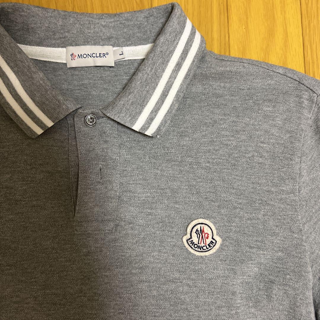 MONCLER グレー ポロシャツ