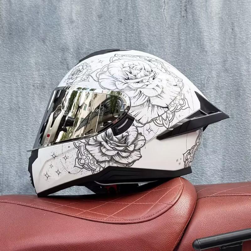 新品 ダブルシールド 内蔵サングラス フルフェイスヘルメット　XXLサイズ