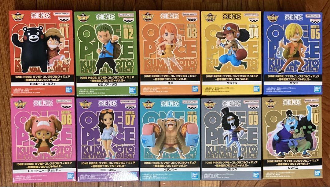信頼も高い ワンピース ONE PIECE 熊本 コレクタブルフィギュア 全種コンプ アニメ+ゲーム