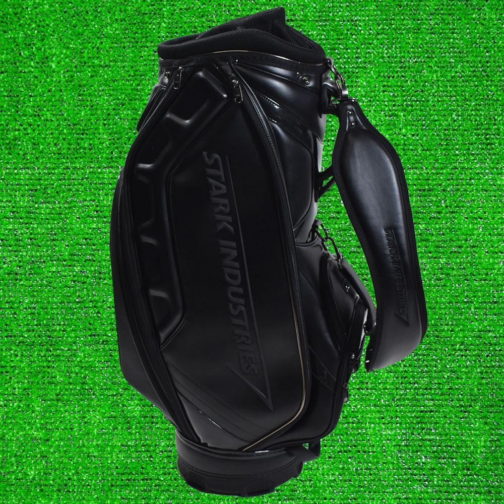 STAK INDUSTRIES ゴルフ キャディバッグ９型【ブラック】美品！