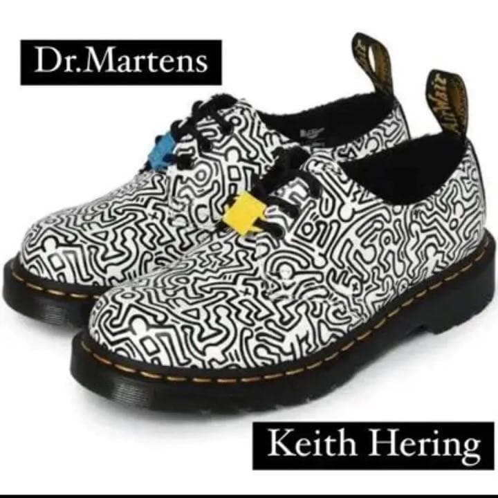 数量限定】 ドクターマーチン×キースヘリングコラボ ローファー/革靴