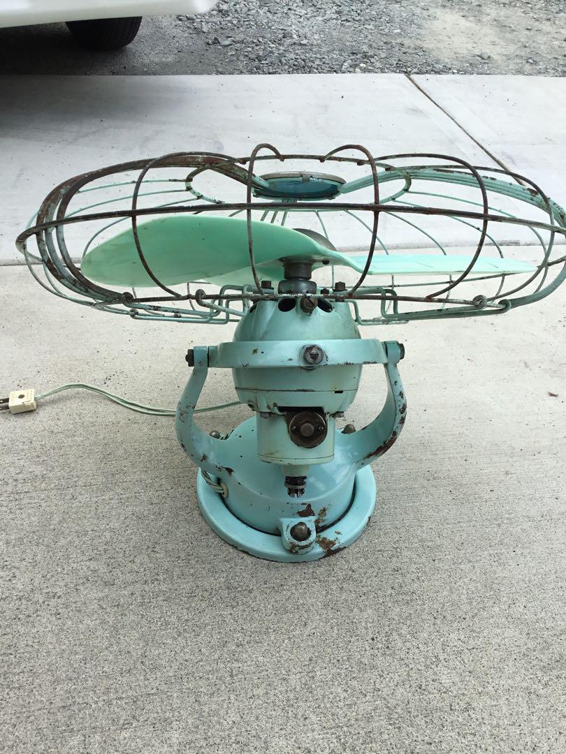 昭和　レトロ　天井扇風機　ナショナル扇風機　インテリア　アンティーク
