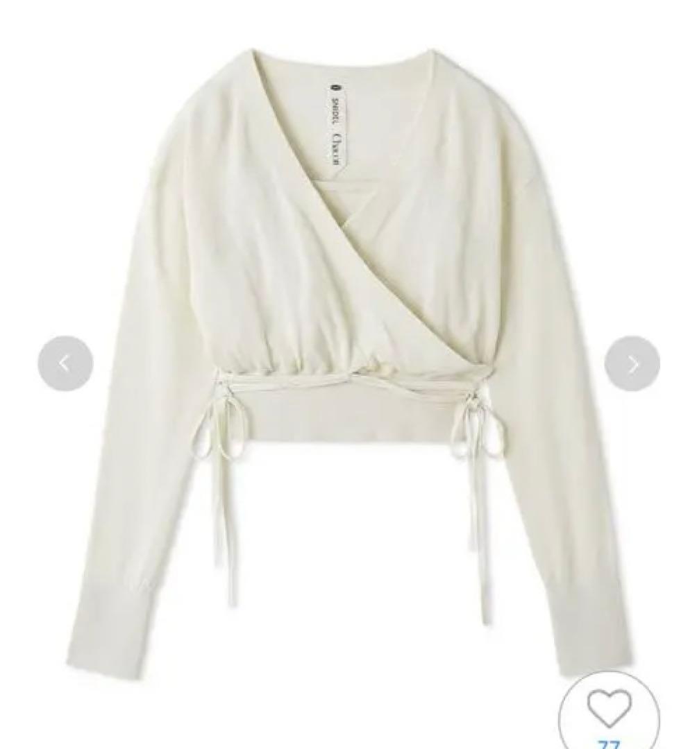 【美品】スナイデル　チャコット　カシュクールプルオーバー