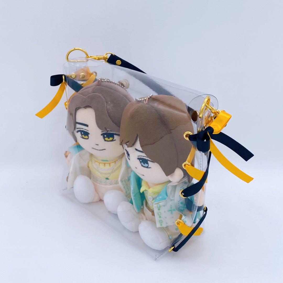 編み上げリボンのはぴぬいポーチ2体用♡King & Prince - メルカリ