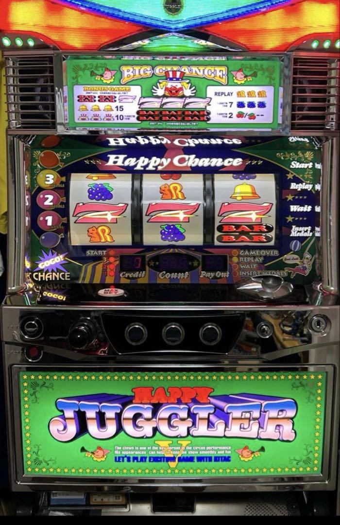 直接お引取り限定　パチスロ　実機　ハッピージャグラー ハッピージャグラーVⅡ パチスロ実機 引き取り限定 - メルカリ
