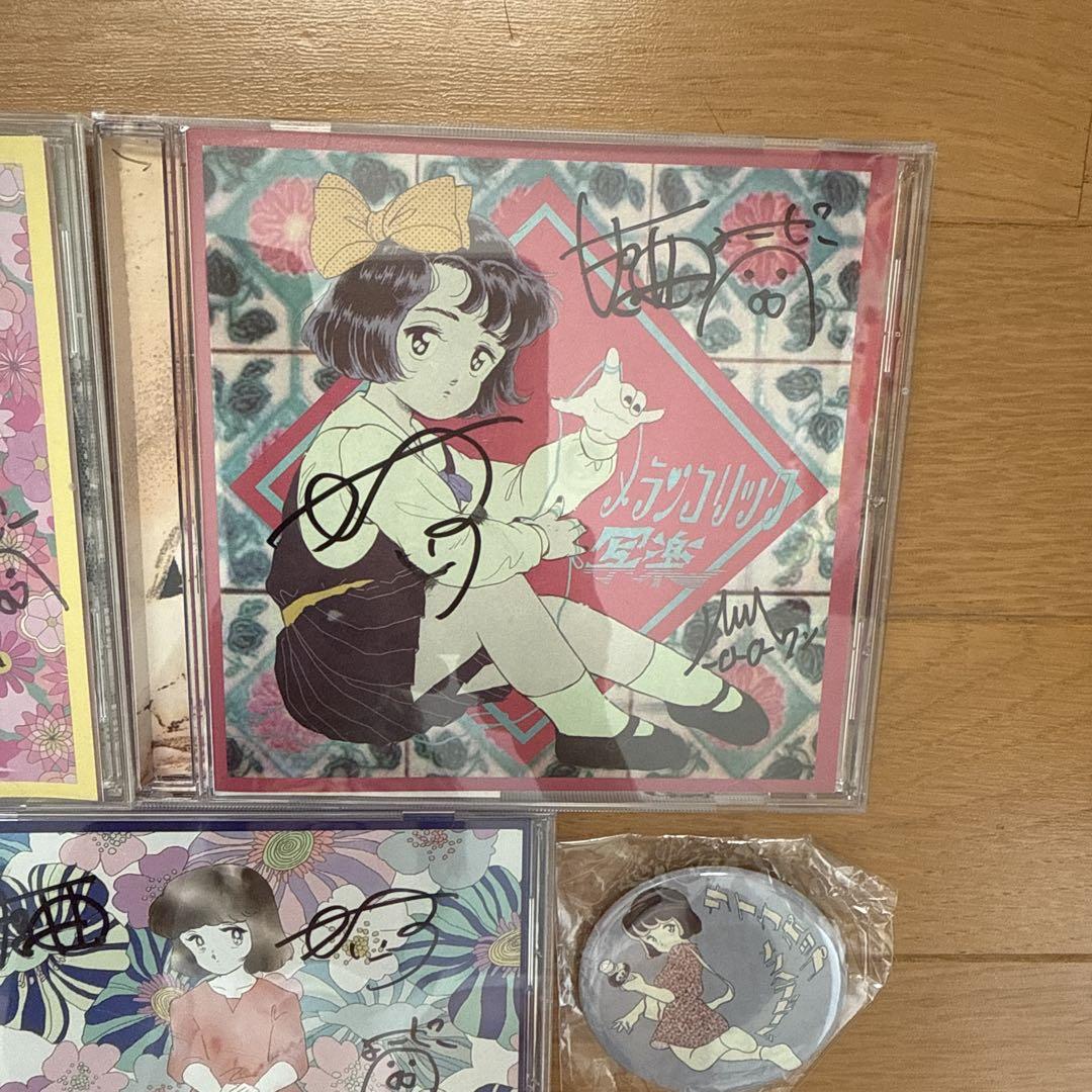 メランコリック写楽 CD ３枚 缶バッチ メランコリック写楽 CD 3枚 缶バッチ