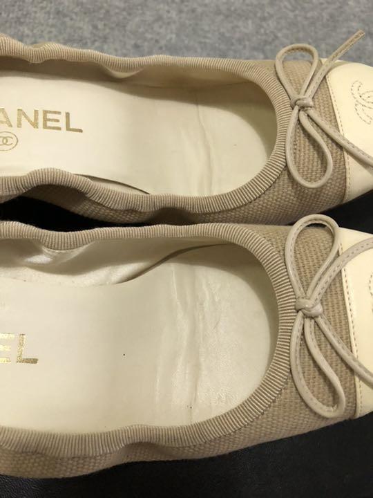 ヒール CHANEL シャネル バレエ バレエシューズ パンプス フラット ココマーク i1dHV-m37357912888 フラットシ