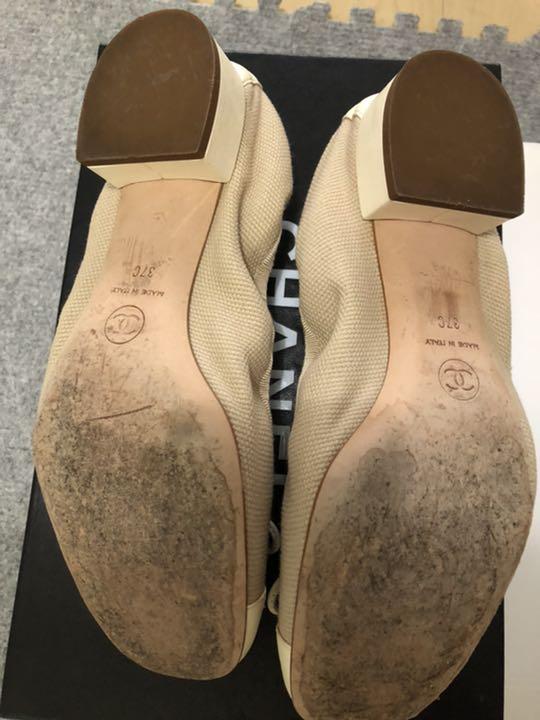 ヒール CHANEL シャネル バレエ バレエシューズ パンプス フラット ココマーク i1dHV-m37357912888 フラットシ