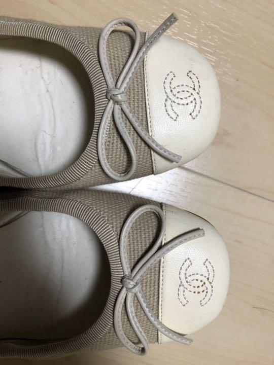 ヒール CHANEL シャネル バレエ バレエシューズ パンプス フラット ココマーク i1dHV-m37357912888 フラットシ