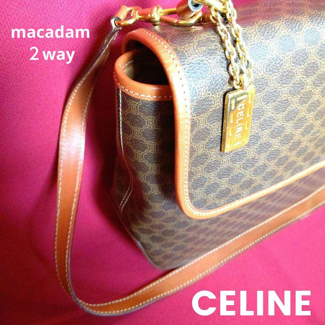 【極美品】CELINE ショルダーバッグ ハンドバッグ 2wayヴィンテージ