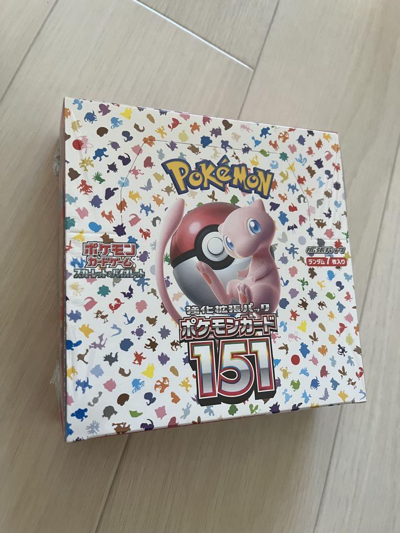 【新品未開封】高騰品　シュリンク付きbox ポケモンカード151 ボックス