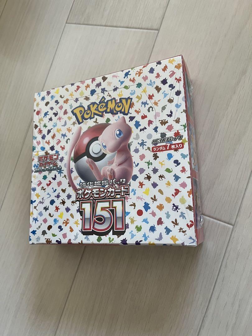 【新品未開封】高騰品　シュリンク付きbox ポケモンカード151 ボックス