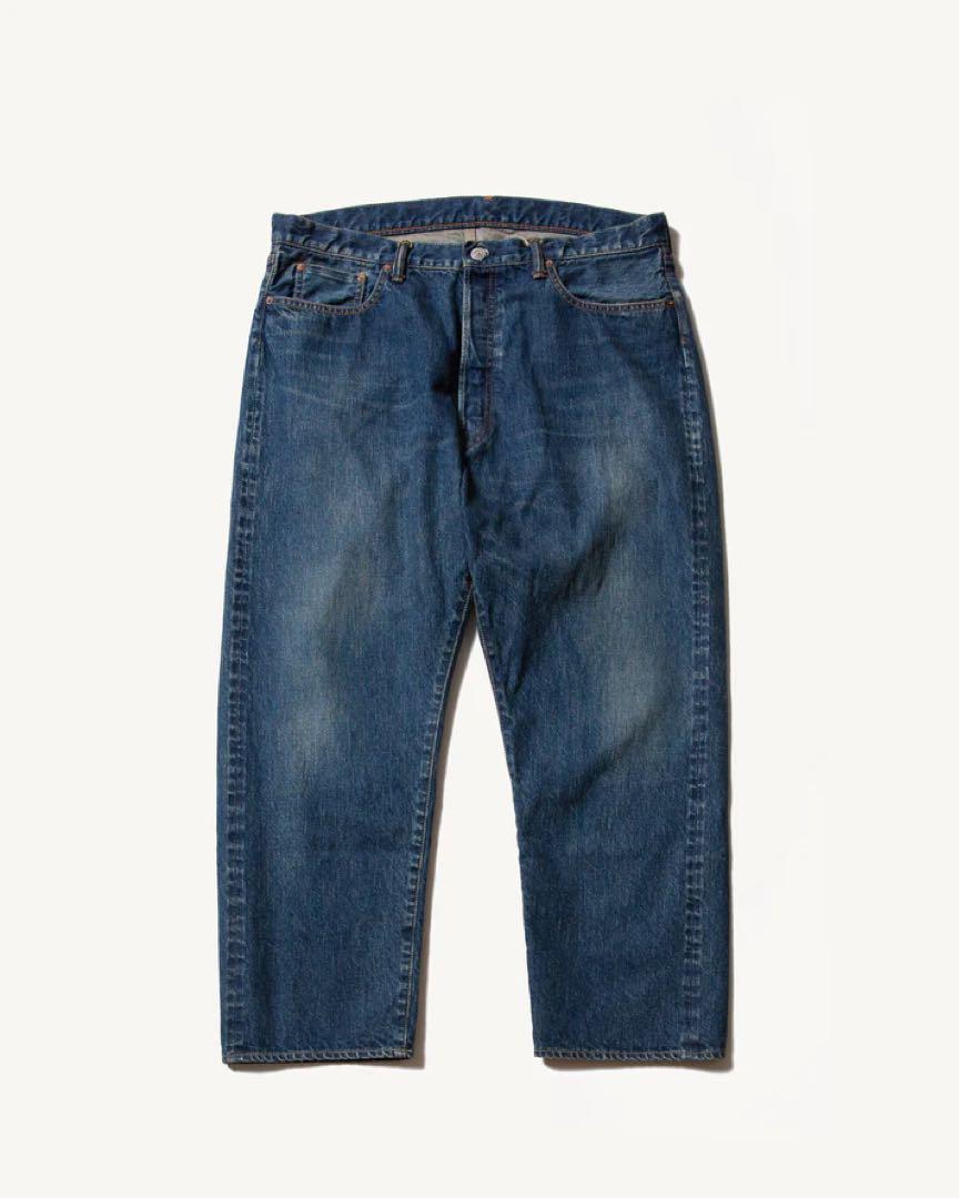 23aw A.PRESSE Washed Denim Wide Pants