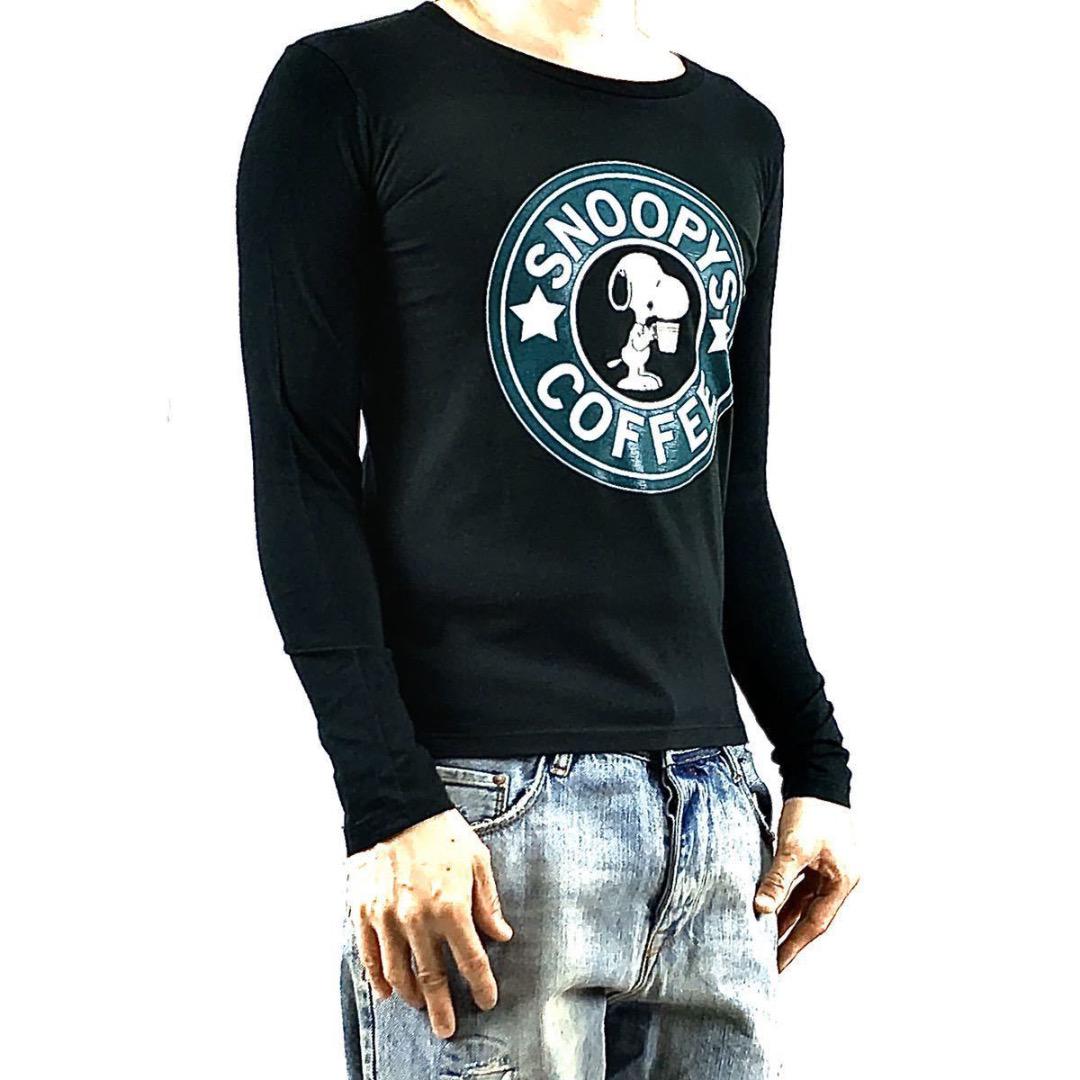 メルカリ 新品 プリント スヌーピー スタバ アレンジ プリント 黒 ロンt Tシャツ カットソー 七分 長袖 6 800 中古や未使用のフリマ メルカリ 新品 プリント スヌーピー スタバ アレンジ プリント 黒 ロンt Tシャツ カットソー 七分 長袖 6 800 中古や未使用のフリマ