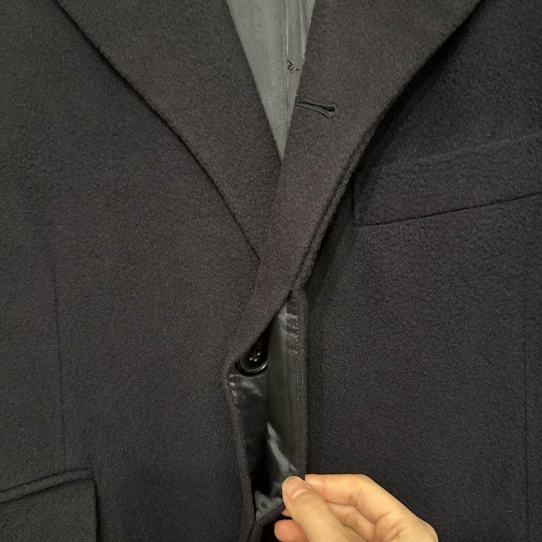 貴重品 HERMES カシミヤ100% コート テーラーメイド