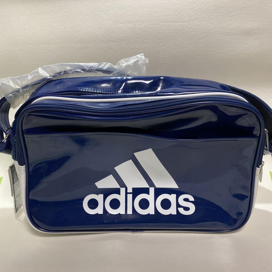 adidas アディダス エナメルバッグ - メルカリ