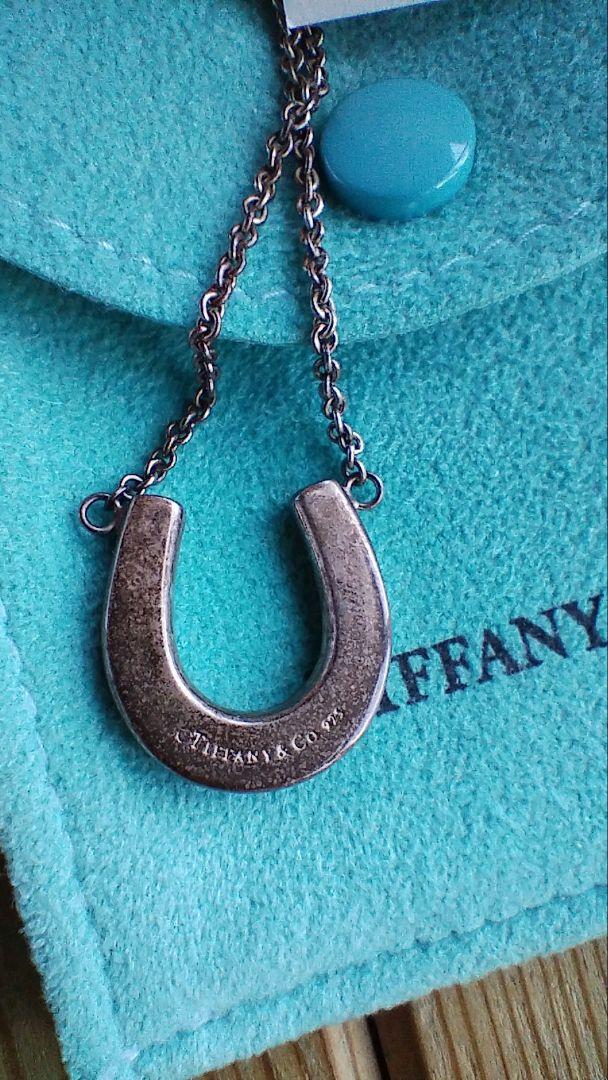 【美品】廃盤 Tiffany ティファニー ホースシュー ネックレス 馬蹄 酸化あり】廃盤 Tiffany ティファニー ホースシュー ネックレス