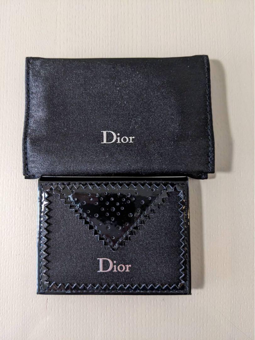 【新品未使用】Dior コンパクトミラー 鏡 ケース付き　ノベルティ　非売品