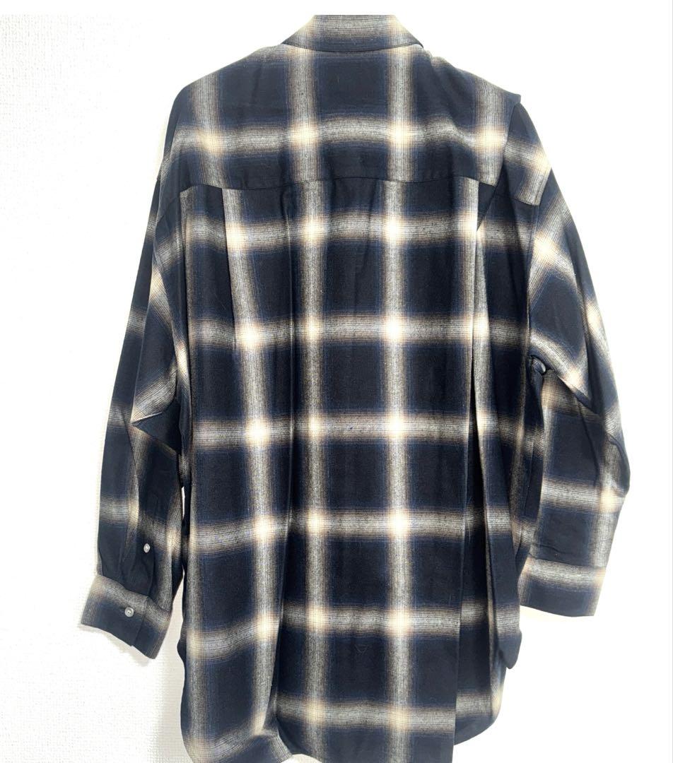 新品 未使用タグ付き】spick&span オンプレーチェックルーズシャツ