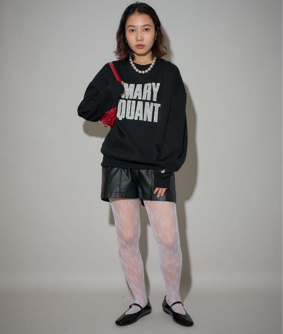新品未使用【MARY QUANT × PUBLUX】レースロゴスウェット