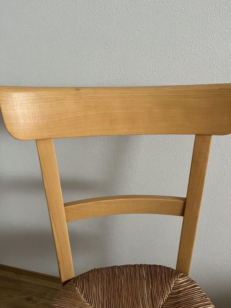 希少！廃盤品！2脚セット　MUJI 無印良品 ペーパーコード チェア