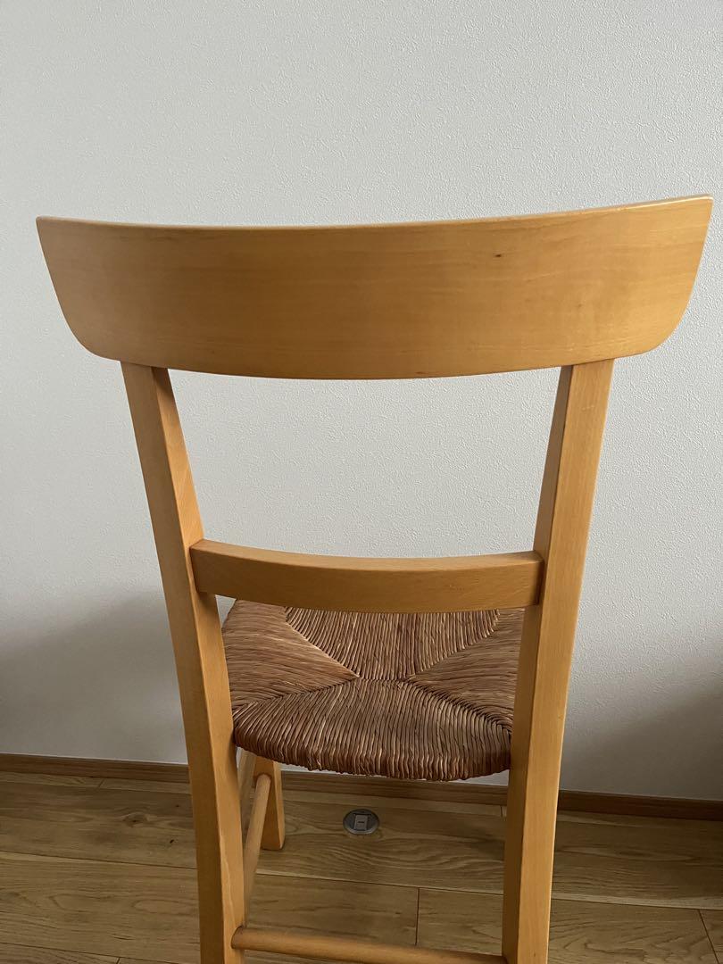 希少！廃盤品！2脚セット　MUJI 無印良品 ペーパーコード チェア