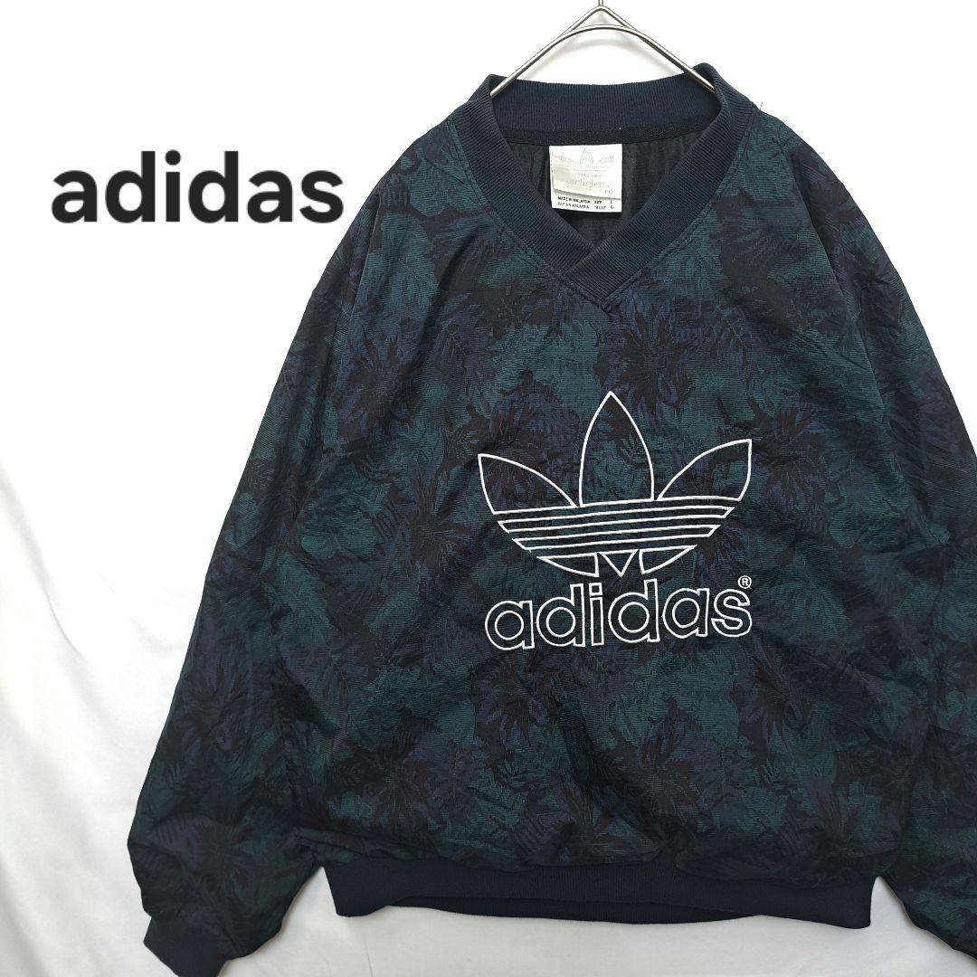 adidas アディダス トレフォイルロゴ 90s ナイロンプルオーバーM adidas